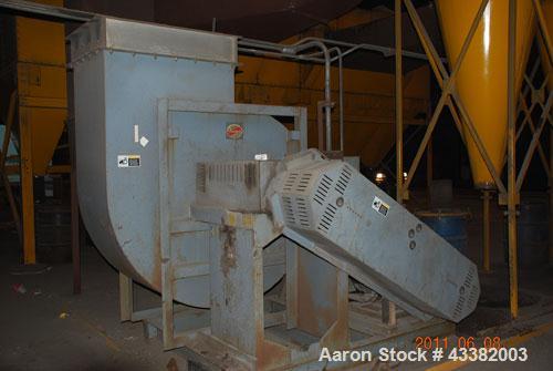 Used GBI Air Systems Dust Collector, Model GS108, Carbon steel construction. System includes Qty (9) individual units. Rated for 20,000 cfm @ 13" hg. Includes: Blower, cyclones and