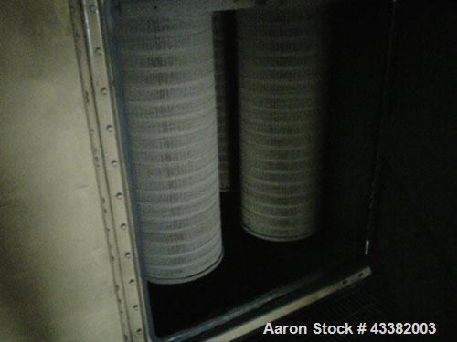 Used GBI Air Systems Dust Collector, Model GS108, Carbon steel construction. System includes Qty (9) individual units. Rated for 20,000 cfm @ 13" hg. Includes: Blower, cyclones and