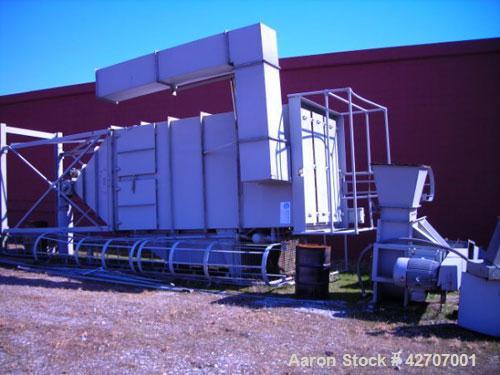 Used-Griffin Dust Collector, approximately 700 square feet, carbon steel, rectangular. Rated for 8,025 ACFM @ 70 deg F. Air ...