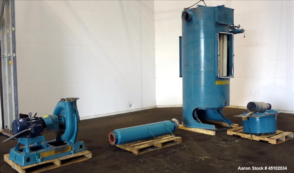Used- Carbon Steel Hoffman Stationary Self-Contained Industrial Vacuum System