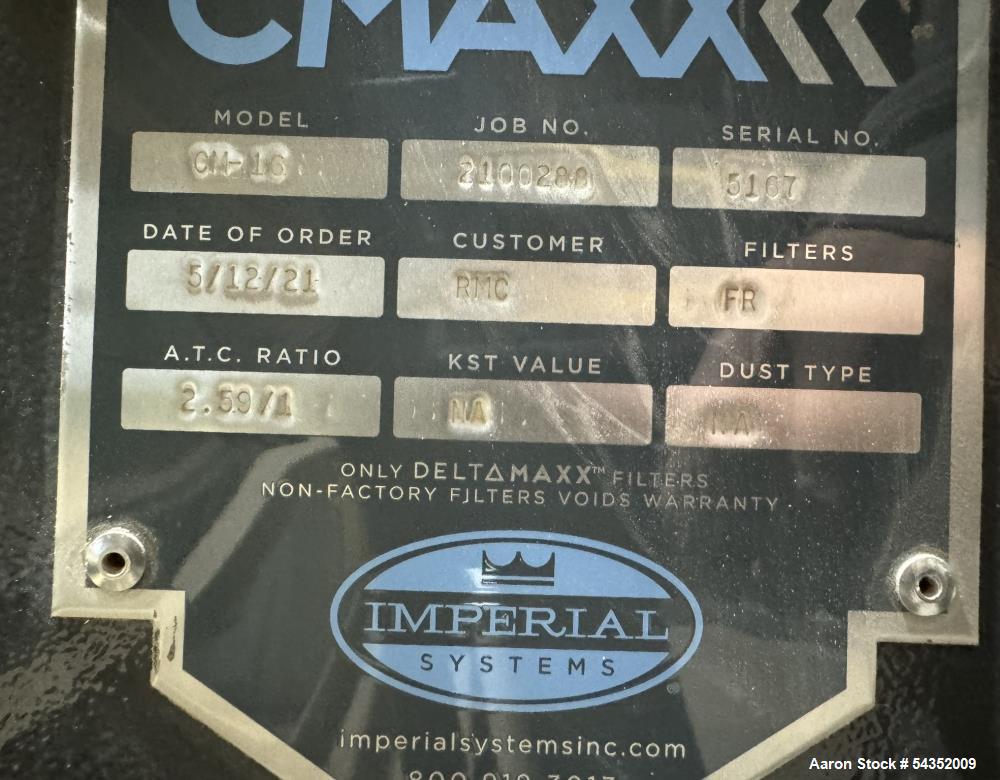 Imperial Systems CM-16 Dust Collection System with Rotary Valve