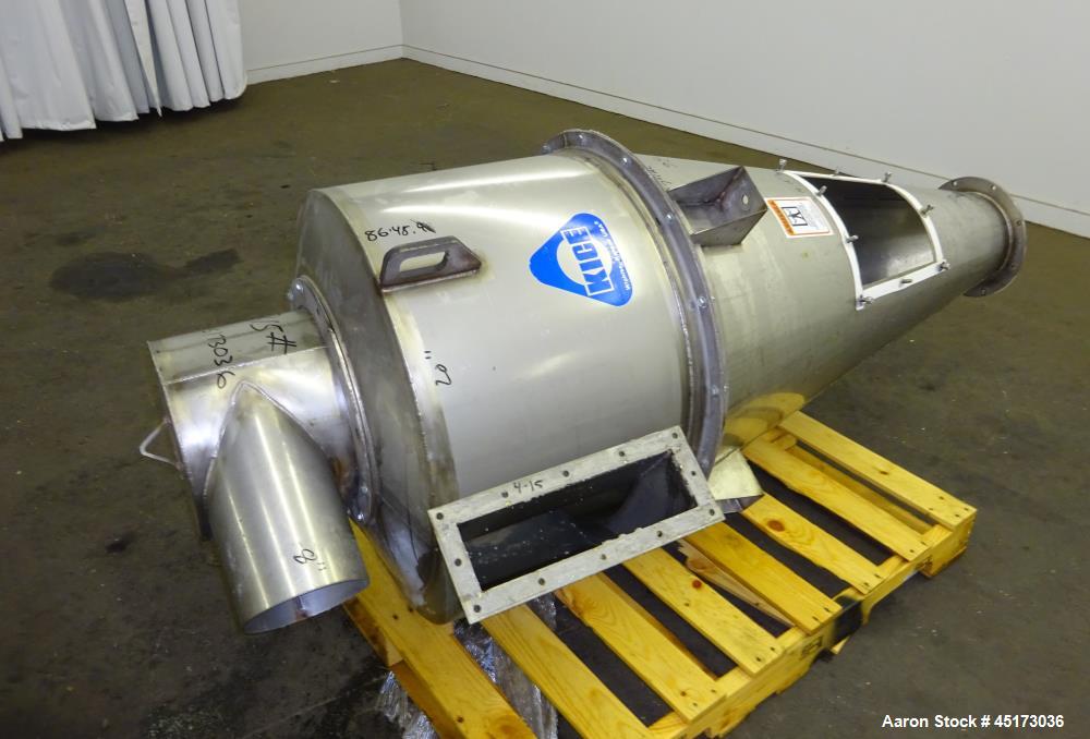 Used- Kice Industries VR Venturi Pulse Jet Dust Collector, Model VR16-10