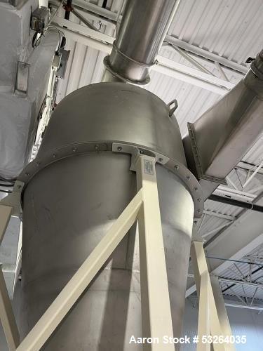 Used Kice Venturi Jet Filter System with Rotary Airlock, Cyclone & Fan | Model VR32-10 TBR | Stainless Steel | 3500 SCFM