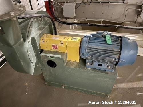 Used Kice Venturi Jet Filter System with Rotary Airlock, Cyclone & Fan | Model VR32-10 TBR | Stainless Steel | 3500 SCFM