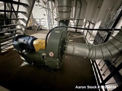 Used Kice Venturi Jet Filter System with Rotary Airlock, Cyclone & Fan | Model VR32-10 TBR | Stainless Steel | 3500 SCFM