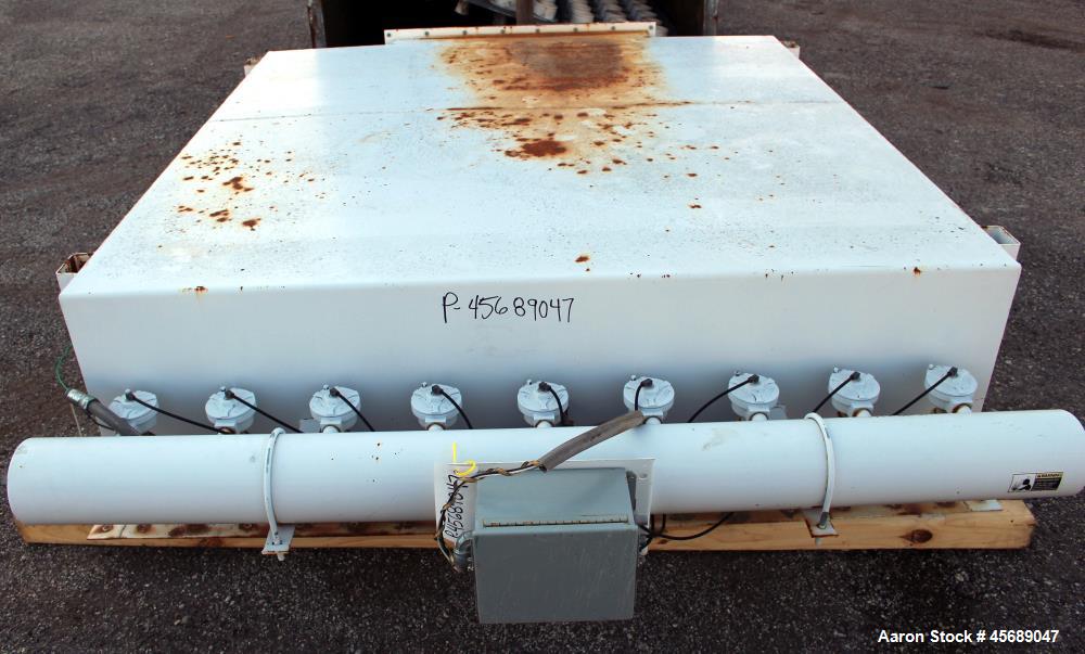 Used MAC Equipment Pulse Jet Dust Collector, Model 120LVS81, Carbon Steel. Approximately 1345 square feet filter area. Housing measures approximate 79" x 79" x 144" straight side x 94" cone bottom x ...
