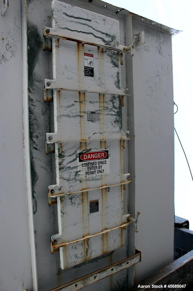 Used MAC Equipment Pulse Jet Dust Collector, Model 120LVS81, Carbon Steel. Approximately 1345 square feet filter area. Housing measures approximate 79" x 79" x 144" straight side x 94" cone bottom x ...