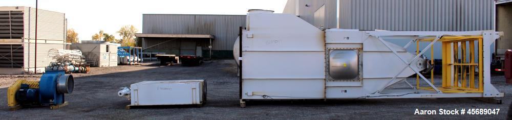 Used- MAC Equipment Pulse Jet Dust Collector, Model 120LVS81, Carbon Steel. Approximately 1345 square feet filter area. Hous...