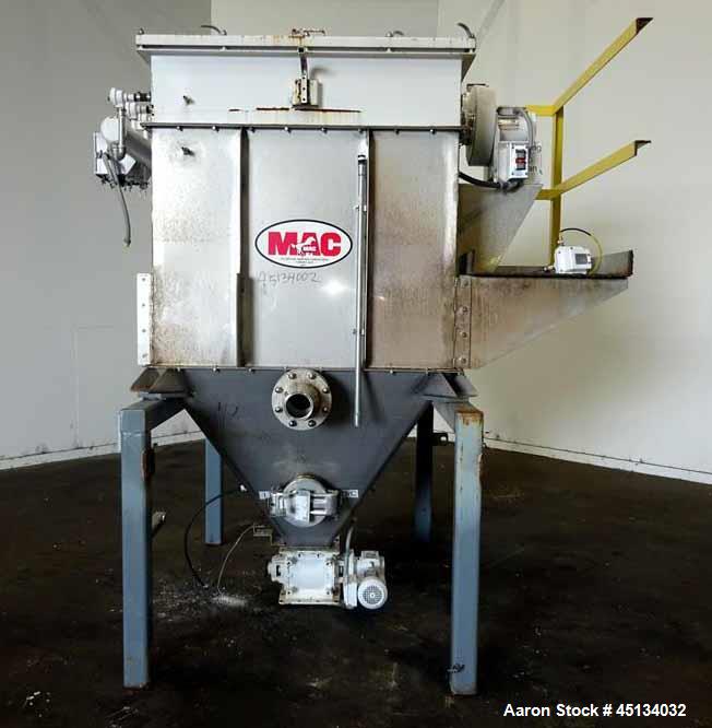 Used MAC Dust Collector, Model 36ST36-STY3-CG, 304 Stainless Steel