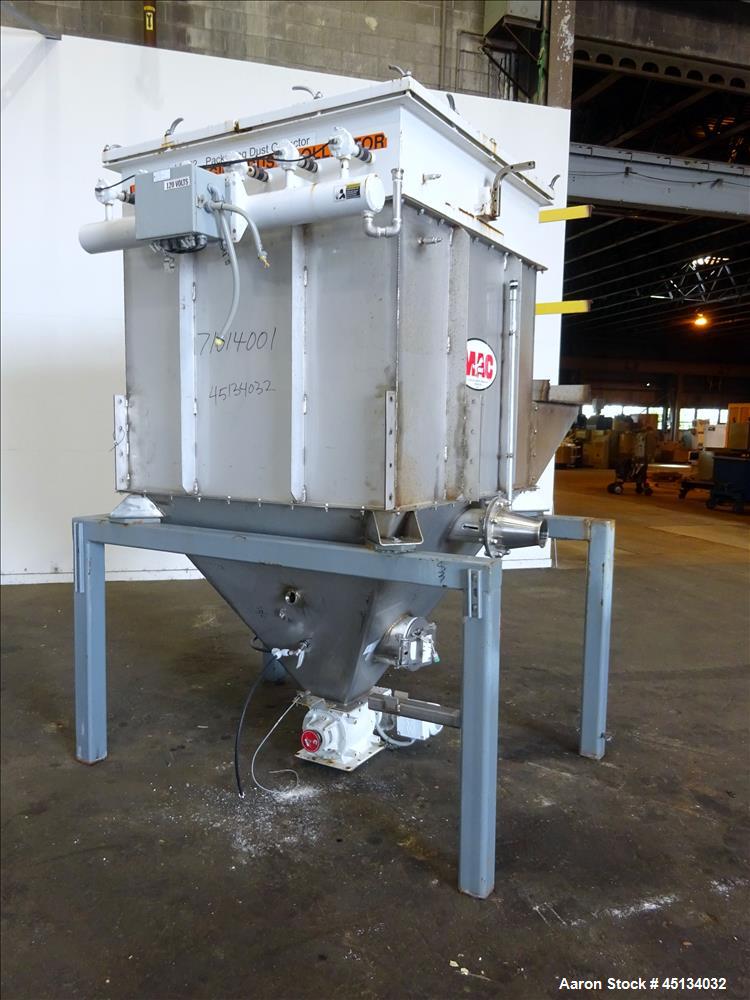 Used MAC Dust Collector, Model 36ST36-STY3-CG, 304 Stainless Steel