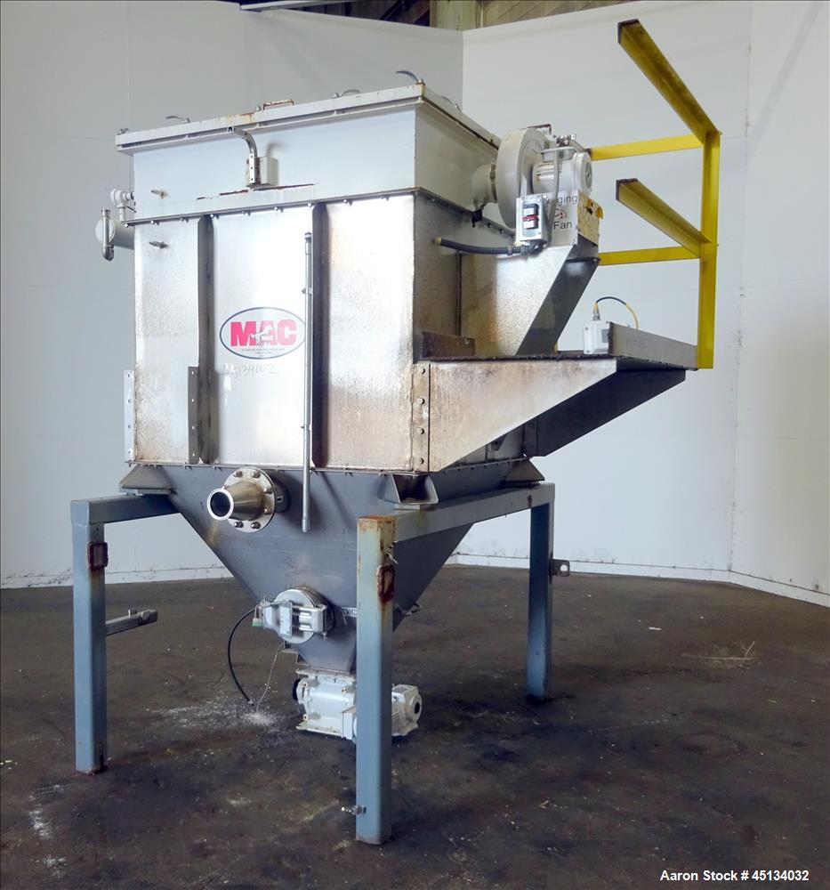 Used MAC Dust Collector, Model 36ST36-STY3-CG, 304 Stainless Steel