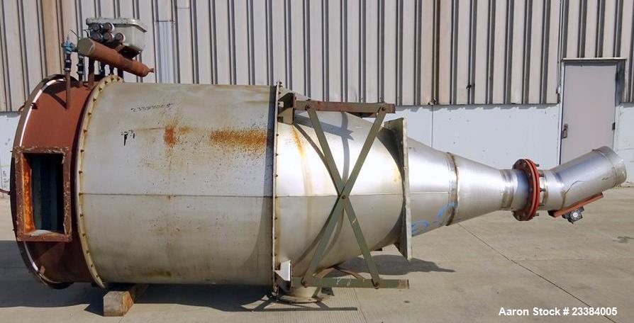 Used- Mac Pulse Jet Dust Collector, 304 Stainless Steel, Model 39RTC32