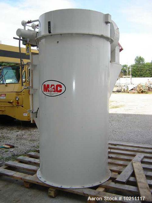 Used-127 Square Food MAC AIir Vent Filter, Model 72AVR14, Style III. Carbon steel construction. Designed for 14 bags 72" lon...