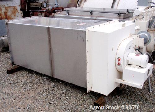 Used MAC Bin Vent Pulse Jet Dust Collector, Model 72AVS16-2, Stainless Steel. 159 square feet filter area, 5 SCFM. Housing measures 34 1/2'' wide x 34 1/2'' long x approximate 88'' overall height. Ca...