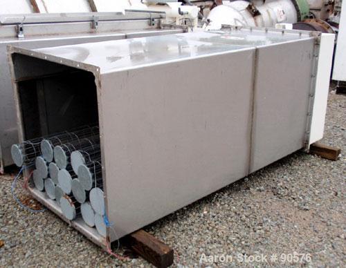 Used MAC Bin Vent Pulse Jet Dust Collector, Model 72AVS16-2, Stainless Steel. 159 square feet filter area, 5 SCFM. Housing measures 34 1/2'' wide x 34 1/2'' long x approximate 88'' overall height. Ca...