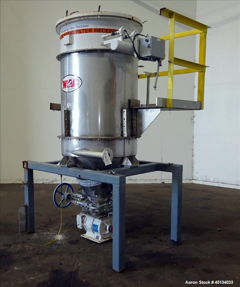 Used MAC Process Dust Collector, Model 36RT14-STY3-CG.