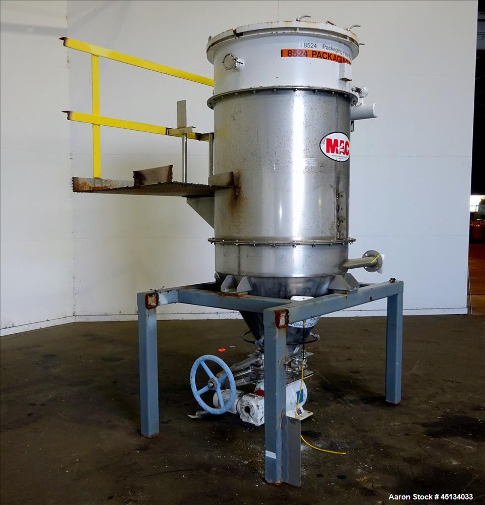 Used- MAC Process Dust Collector, Model 36RT14-STY3-CG.