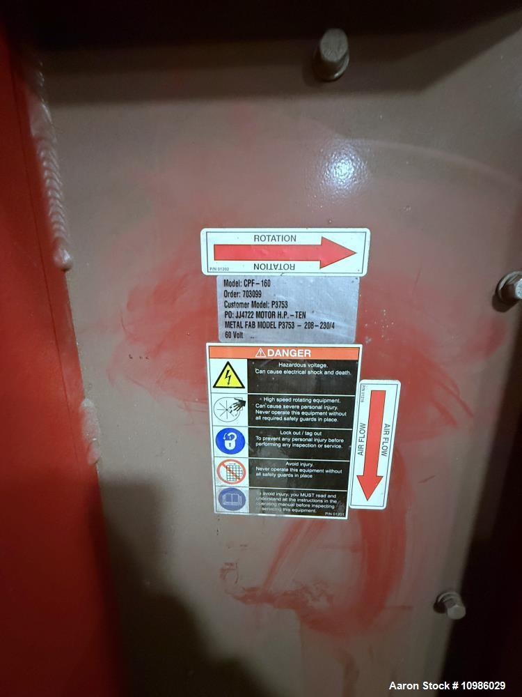 Used Micro Air CPF-160 Dust Collector – 6 Cartridge, 10 HP, 1,500–4,500 CFM