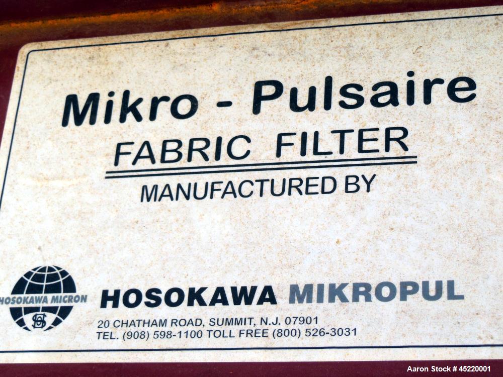 Used Hosokawa MikroPulsaire Pulse Jet Dust Coll