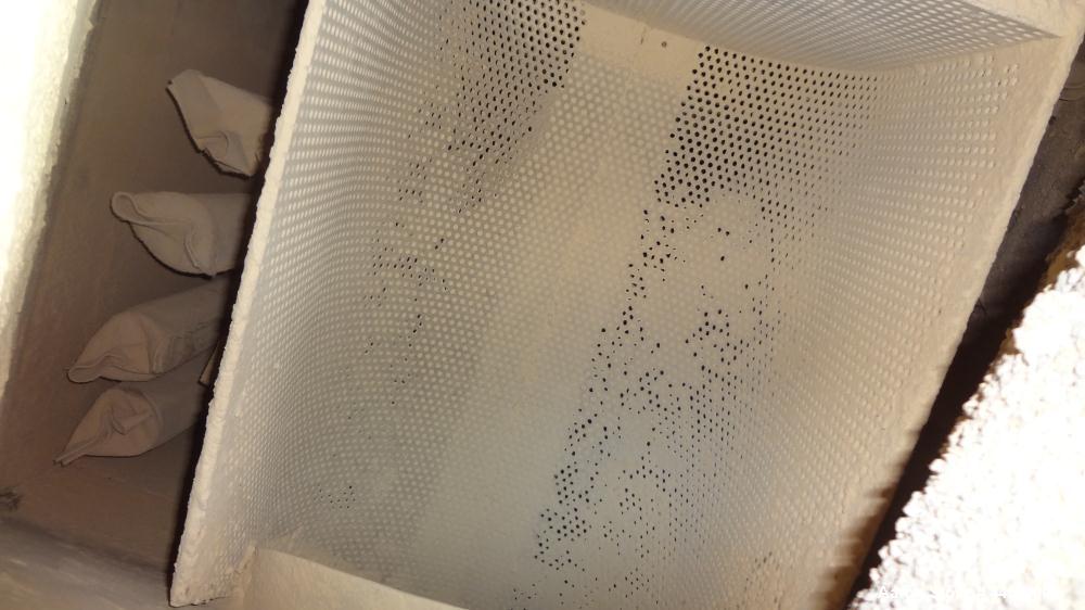 Used Mikro-Pulsaire Pulse Jet Dust Collector, Model 64S-8-20, Carbon Steel. Approximately 603 square feet filter area. Housing measures 60" long x 60" wide x 77" straight side x 17" top plenum x 54" ...