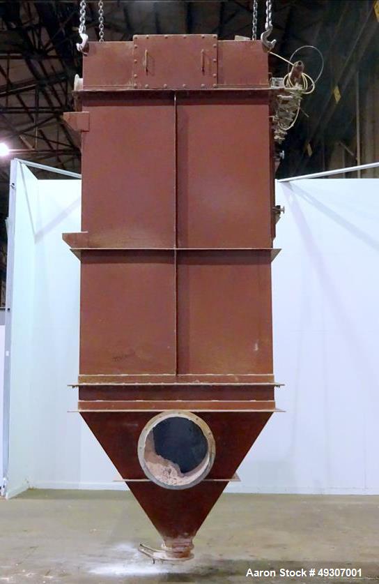 Used Micro-Pulsaire Pulse Jet Dust Collector, Model 64S-8, Carbon Steel.