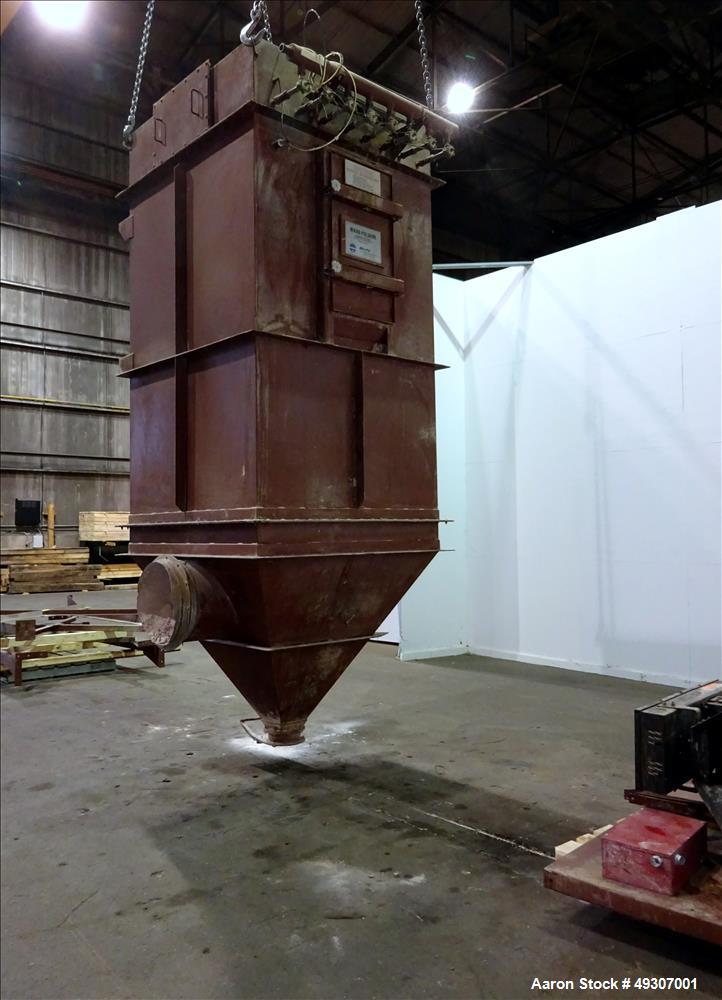 Used Micro-Pulsaire Pulse Jet Dust Collector, Model 64S-8, Carbon Steel.