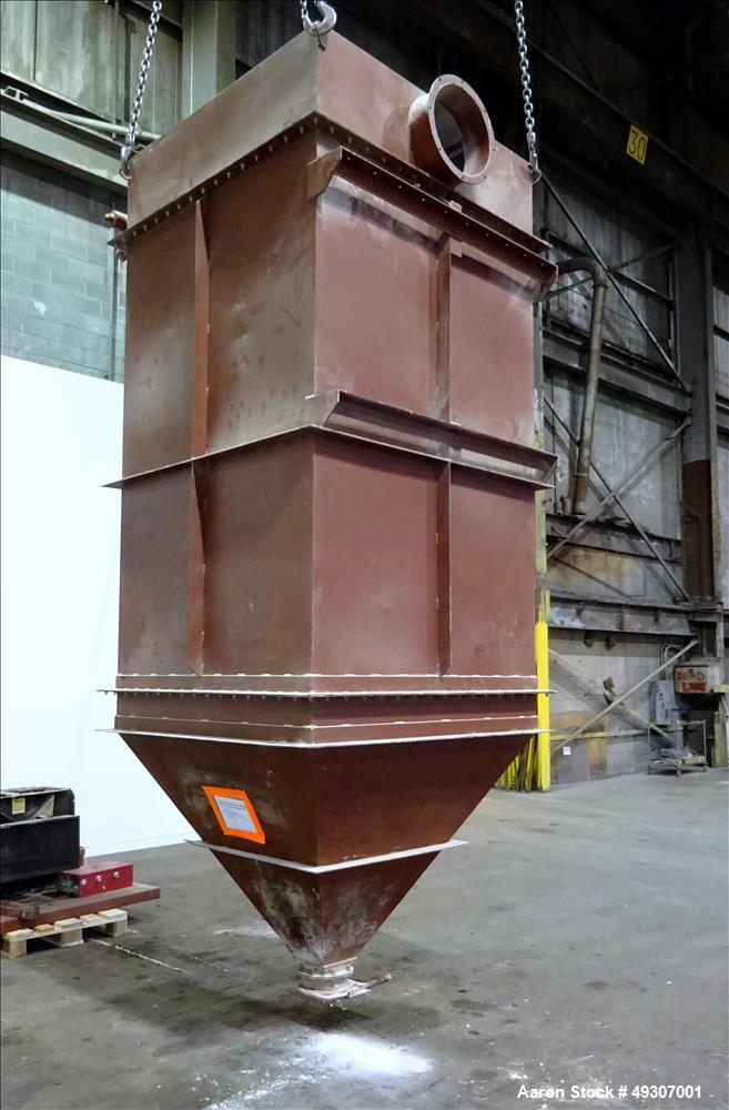 Used Micro-Pulsaire Pulse Jet Dust Collector, Model 64S-8, Carbon Steel.