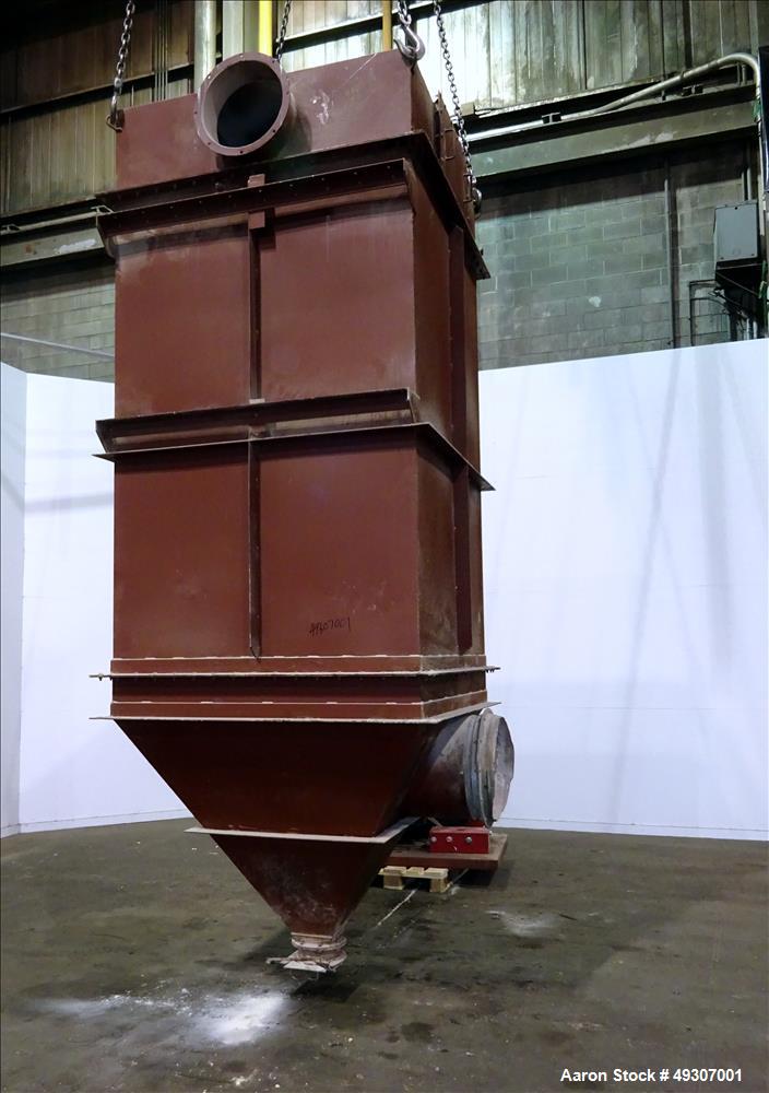 Used Micro-Pulsaire Pulse Jet Dust Collector, Model 64S-8, Carbon Steel.