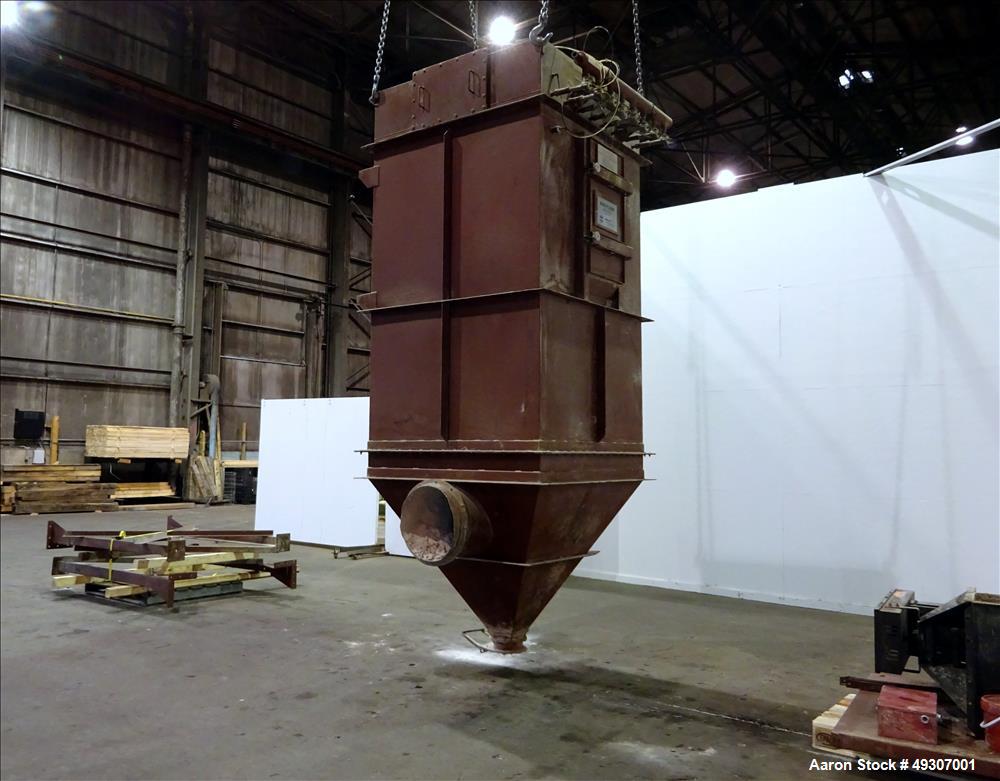 Used Micro-Pulsaire Pulse Jet Dust Collector, Model 64S-8, Carbon Steel.