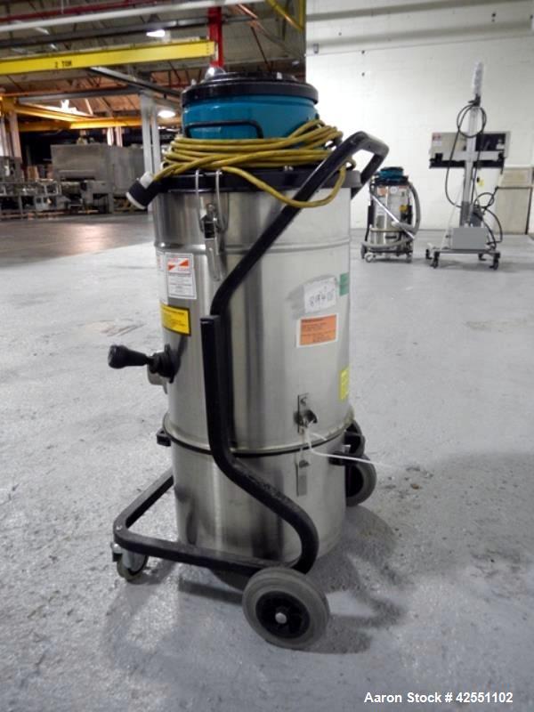 Used Nilfisk Vacuum, Model 118AXX. With stainles
