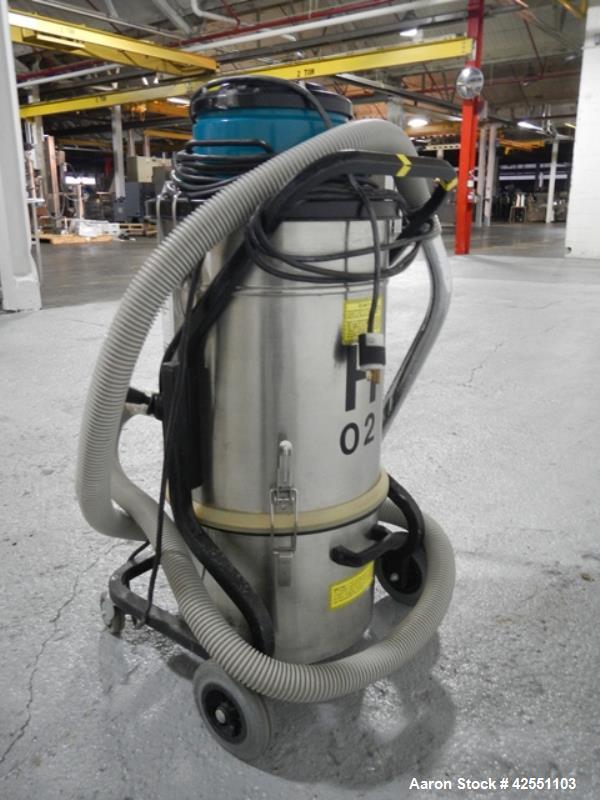 Used Nilfisk Vacuum, Model 118AXX. With stainles