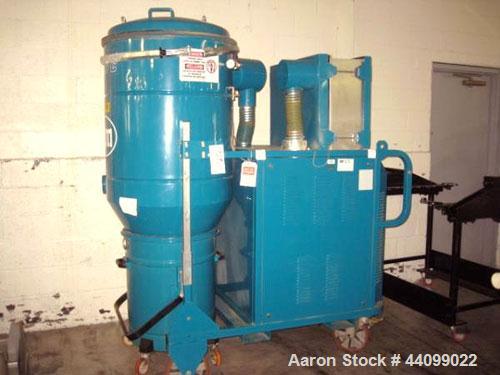 Used Nilfisk industrial vacuum cleaner, model 3997 AC, approximately 66 sq ft surface area, 23 kw blower, 440V, 3 phase, portable design, serial # 02AF238, built 2005.