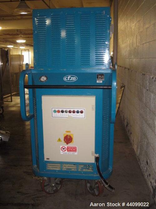Used Nilfisk industrial vacuum cleaner, model 3997 AC, approximately 66 sq ft surface area, 23 kw blower, 440V, 3 phase, portable design, serial # 02AF238, built 2005.