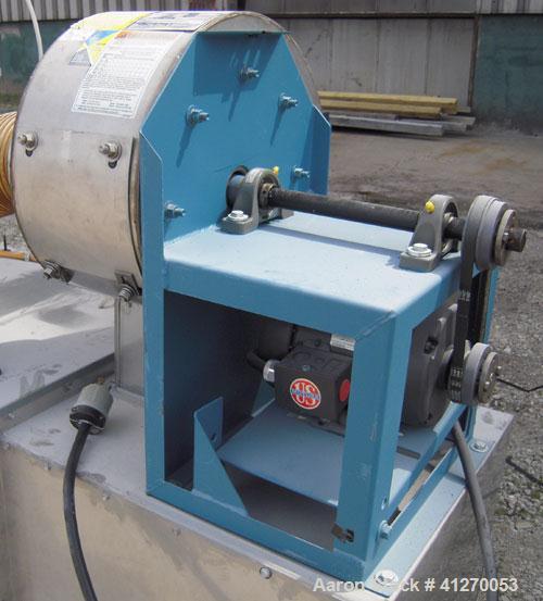 Used Plymovent Cartridge Type Dust Collector, model BM-2, carbon steel. Housing 31" wide x 41" long x 45" tall x coned bottom with collection can. (2) 12 3/4" diameter x 29 1/2" long cartridge filter...