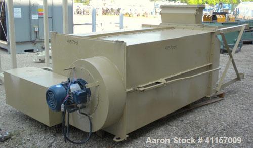 Used N.R. Murphy Manual Shaker Dust Collector, model MKAW-340-2D, 340 square feet filter area. Carbon steel housing 50" long x 38" wide x 72" tall. (48) approximately 5-1/2" diameter x 64" long bags....