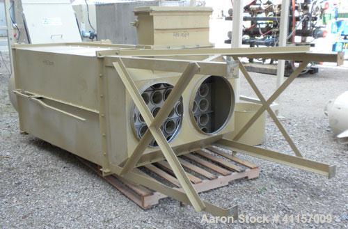 Used N.R. Murphy Manual Shaker Dust Collector, model MKAW-340-2D, 340 square feet filter area. Carbon steel housing 50" long x 38" wide x 72" tall. (48) approximately 5-1/2" diameter x 64" long bags....