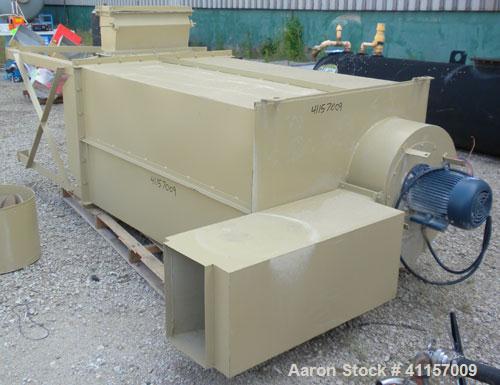 Used N.R. Murphy Manual Shaker Dust Collector, model MKAW-340-2D, 340 square feet filter area. Carbon steel housing 50" long x 38" wide x 72" tall. (48) approximately 5-1/2" diameter x 64" long bags....