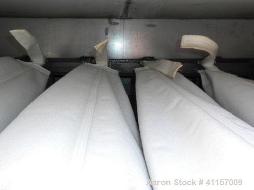 Used N.R. Murphy Manual Shaker Dust Collector, model MKAW-340-2D, 340 square feet filter area. Carbon steel housing 50" long x 38" wide x 72" tall. (48) approximately 5-1/2" diameter x 64" long bags....