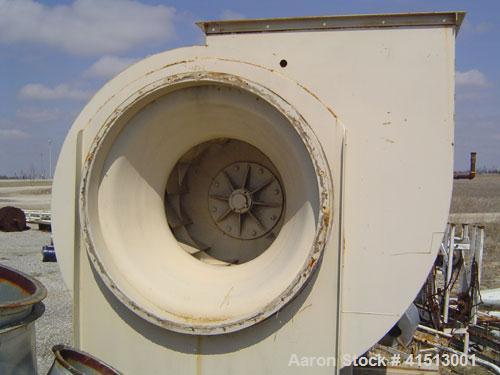 Used Pneumafil 59,963 cfm, model RAFIL 13.5-460-12, dust filter with 15 hp reverse air blower. 1/3 hp motor drive, reverse air cleaning plenum, clean air access door, particle deflector, dust dischar...