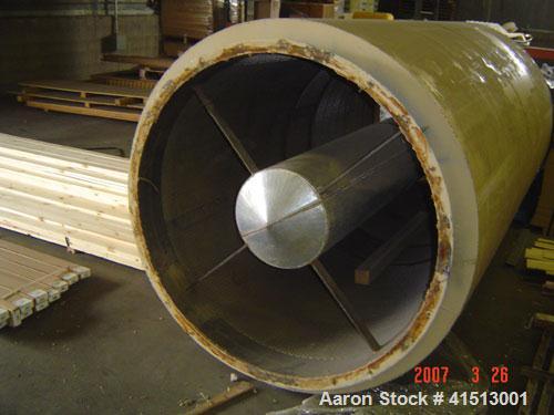 Used Pneumafil 59,963 cfm, model RAFIL 13.5-460-12, dust filter with 15 hp reverse air blower. 1/3 hp motor drive, reverse air cleaning plenum, clean air access door, particle deflector, dust dischar...