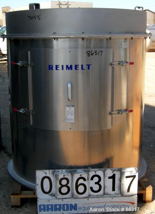Used Unused- Aluminum Reimelt Bin Vent Dust Collector,  Model Jet Filter