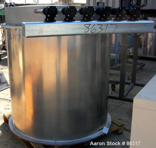 Used Unused- Aluminum Reimelt Bin Vent Dust Collector,  Model Jet Filter