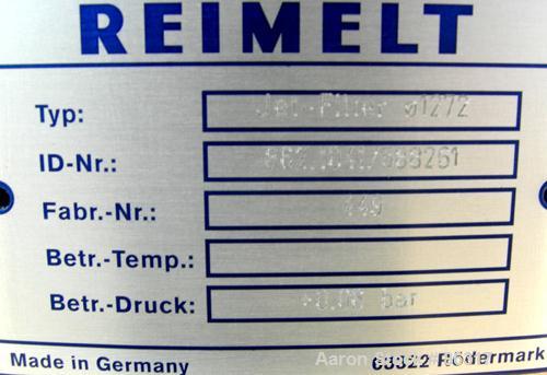 Used Unused- Aluminum Reimelt Bin Vent Dust Collector,  Model Jet Filter