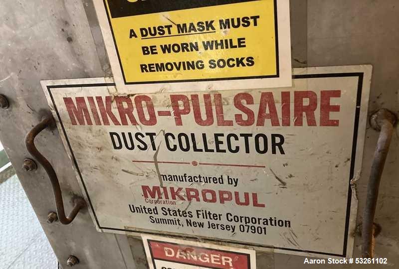 Used Schenck Process Mikro-Pulsaire 3,000 ACFM Stainless Steel Pulse Jet Dust Collector – S-5210
