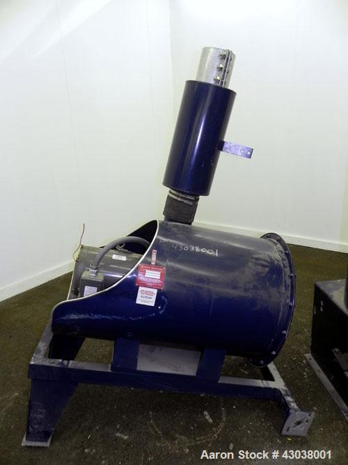 Used Spencer Turbine Series B Industravac Stationary Vacuum System, Model SB-620B, Carbon Steel. Consists of: (1) Multi-stage vacuum producer, approximate 430 SCFM, driven by a 20 hp, 3/60/208-230/46...