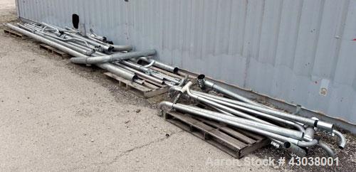 Used Spencer Turbine Series B Industravac Stationary Vacuum System, Model SB-620B, Carbon Steel. Consists of: (1) Multi-stage vacuum producer, approximate 430 SCFM, driven by a 20 hp, 3/60/208-230/46...