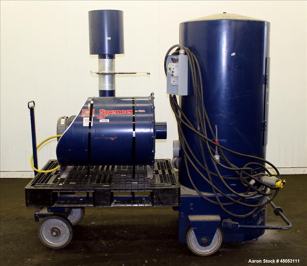 Used Carbon Steel Spencer Turbine Industravac Portable Vacuum System
