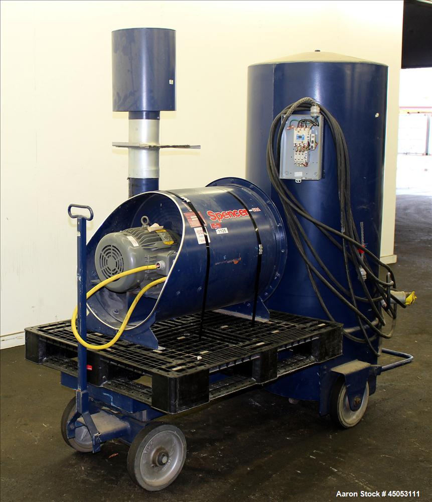 Used Carbon Steel Spencer Turbine Industravac Portable Vacuum System