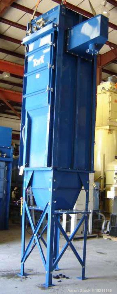 Used Torit Bag Type Dust Collector, Model 16PJD.  120 Square foot filter area, 12 bags measuring approximately 72" long.  This is an abrasion resistant impact inlet collector with an initial impact w...