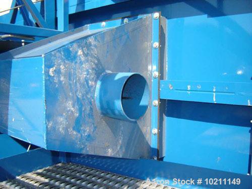 Used Torit Bag Type Dust Collector, Model 16PJD.  120 Square foot filter area, 12 bags measuring approximately 72" long.  This is an abrasion resistant impact inlet collector with an initial impact w...